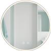 Relaxdays Specchio da bagno Relaxdays, specchio LED dimmerabile, 3 modalità di illuminazione, antiappannamento, grado di protezione IP44, specchio da bagno rotondo, diametro: 70 cm, vetro