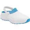 B-well Kai - Zoccoli medici bianchi, scarpe da lavoro, unisex, antiscivolo, anatomiche, suola in EVA/gomma