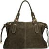 Gave Lux Borsa a Spalla Donna Pelle Scamosciata 41x28,5x20 cm