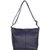 LucieElle Borsa in pelle da donna a tracolla/borsa in pelle da donna indossata a spalla/borsa in pelle da donna a tracolla Rafaela, Blu marino, Medium