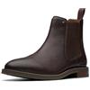 Clarks Jaxen Easy Stivali ChelseaUomo | Slip-On Heritage - Stivaletto in pelle, plantare estremamente confortevole