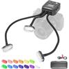 FOMITO Flessibile LED Macro Ring Flash Light con 13 filtri di colore, display digitale, cavo USB, custodia per il trasporto