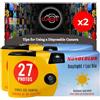 Clikoze Set di fotocamere usa e getta con fotocamere Novocolor Daylight Monouso, 27 esposizioni e scheda con consigli fotografici Clikoze (2 fotocamere)