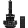 Aumotop Testa Panoramica Motorizzata per Treppiede con Telecomando | Rotazione di 360°, inclinazione di ±35°, compatibile con cellulari, mirrorless,
