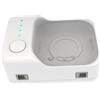 CAZSTYK Custodia ricarica con alimentazione integrata, White | Fornitura energia, copertura robusta e design resistente agli urti per la registrazione continua per uso esterno