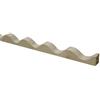 PEBSHOP LASTRA ONDULATA Traslucida in vetroresina. Sp. 0,63 mm. (PROFILO IN LEGNO CM 200)