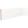 ONLYWOOD.IT Onlywood Battiscopa Legno Bianco Liscio Made in Italy. Superficie opaca BIANCO RAL 9010 - Altezza Battiscopa legno 82 mm - Spessore 13 mm - Asta da 2,4 Metri
