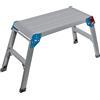 Silverline 640000 - Scala a 1 gradino con pedana, portata massima 150 kg