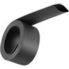Unifizz Guaina termorestringente, diametro 25 mm, larghezza piatta 41 mm, rapporto 2:1, guaina termorestringente, 2 m, colore nero