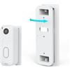 BECEMURU Supporto campanello per campanello Blink (ultima generazione), regolabile da 0 a 45 gradi, supporto per pannello da parete per campanello video (bianco)
