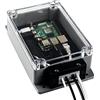 Sixfab Recinzione per progetti IP65 per esterni | per Raspberry Pi & Arduino e schede di sviluppo | D: 4,9 x L: 20,3 x A: 5,8 cm | Antipolvere/Resistente all'acqua | IoT