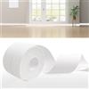 DIKARIYA Battiscopa in PVC Bianco, 12M Battiscopa Adesivo 50x20mm Battiscopa per CucinaSigillante Impermeabile Battiscopa Flessibile Autoadesivo Battiscopa Morbido per Cucina, Bagno e Mobili