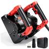 XIIW Fresatrice per Muro Elettrica 1600W Fresa per Calcestruzzo Intonaco | Piallatrice per Parete con Fresa a Rulli, 120+30mm, 4000 giri/min, Smerigliatrice per Gesso, Malta e Vecchie Pitture Murali