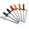 Keple Rivetti ciechi verniciati 4 mm x 9 mm (50 pcs), RAL8017 Marrone Cioccolato - Rivetti Pop aperti con corpo in alluminio e perno in acciaio, abbinati al colore per metallo, facciate, coperture, lamiera