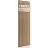 RMF PRO Pannelli Decorativi Per Parete in Legno Naturale 240x60, Rovere Bianco - Pannelli Fonoassorbenti Decorativi con Assorbimento Acustico, Decorazioni Parete Interni - Pannelli Legno per Pareti