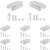 YITYDaMai 8 Pz Chiusura di Sicurezza per Finestra e Porta, Blocca Finestra Aperta Serrature di Sicurezza, per Finestre in uPVC, Bloccanti per Finestre in uPVC e PVC, Bianco, include 16 viti