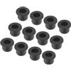 QUARKZMAN 15Pz Occhielli in Gomma Diametro Montaggio Dia 13mm, ID 8mm, Altezza 12mm Nero Protezione Cavo Guarnizioni Flessibili Per Tubo Cavo
