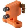 EpheyFIF Portaspazzole di carbone elettrico in rame - Accessori per generatori a benzina da 2-3KW e 5-8KW, gruppo completo di spazzole di carbone con regolatore