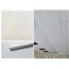 Famar Pannelli Controsoffitto Gesso PVC Fibra Minerale Fissured 600x600x10mm | Confezione da 8 pezzi, Totale 2.88 mq, Rivestito in PVC, Finitura bucherellata, SMG10001.T