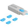 DeLOCK HDMI Port Blocker Set für HDMI Buchsen 4 Stück + Verschlusswerkzeug