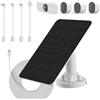 LIFEMOI Caricatore per pannello solare per fotocamere Arlo con 5 connettori di | Batteria integrata da 4000 mAh. Compatibile con Arlo Pro 6/6XL, 5S/4/3/2, Essential, Ultra, Go2, telecamere wireless