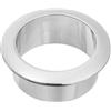 QUARKZMAN Passacavi in Nylon per Scrivania 1,38 pollici 35mm Argento | Copertura Foro Cavi Plastica, Organizzatore Cavi per Scrivania Armadio Computer