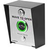 Seco-Larm SD-9963-KSGQ ENFORCER Sensore No-Touch Post-Mount con Access Box, Timer di ritardo regolabile e pulsante Override; Gamma sensore regolabile fino a 18 cm; Piastra frontale in acciaio
