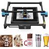 Twotrees TTS-20 Pro, incisione laser da 20 W, ideale per progetti di incisione laser fai da te, lavorazione legno, metallo, acrilico e vetro, taglierina laser 418 x 418 mm