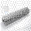 Lurtgex® Set di recinzione in rete metallica per conigli, rete per voliera | Griglia metallica zincata per arvicole, 20 m x 0,4 m, spessore del filo 0,52 mm, maglie 25 x 40 mm
