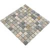 conwire Piastrella per mosaico, quarzite, pietra naturale, quarzite, beige, grigio, per pavimenti, pareti, bagno, WC, doccia, cucina, specchio per piastrelle, rivestimento per vasca da bagno, mosaico