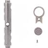Generico Prolunga Cilindro Serratura 45 45mm Alluminio Ottone per App Porte | Estensione, Semiconduttore, IP5X, CR123A, Type-C, IC Card, Chiave Meccanica, Blocco Automatico, Polvere, Backup