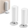 Gusmigus Fermaporta Magnetico Fermaporta da Pavimento Magnetico | Ferma Porta Magnetico Blocca Porta Magnetico Acciaio Inox Fermaporta Magnetico in Acciaio Inox Bianco