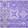 conwire Piastrelle in vetro effetto mosaico, in stile vintage, traslucido viola, per pareti, bagno, doccia, cucina, specchio, rivestimento, vasca da bagno, tappetino a mosaico