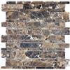 conwire Piastrella a mosaico in marmo con pietra naturale beige Castanao per pavimenti, pareti, bagno, WC, doccia, cucina, specchio per piastrelle, rivestimento per vasca da bagno, mosaico