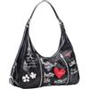 Desigual borsa a tracolla Wow Heaven Maxi Shoulder Bag Black nero