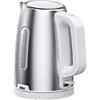 Braun PurShine - Bollitore elettrico, base girevole a 360°, indicatore del livello dell'acqua, stoccaggio del cavo, funzione di spegnimento automatico, capacità 1,7 l, WK1500WH, 2200 W, bianco