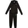 Puma - Tuta con Cappuccio Full Zip da Donna Sweat Fleece, Nero