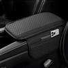 VBGURR - Cuscino per bracciolo auto aggiornato, tappetini universali per bracciolo auto, in pelle PU resistente all'usura, cuscino per console centrale auto con 2 sacchetti di stoccaggio laterali