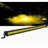 RIGIDON Giallo Barra Led Fuoristrada, 12V 24V 20 50cm 90W Singola Fila Sottile Barra Luce Led, Spot Barra Led Per Auto Trattore Camion SUV UTE ATV 4x4 Veicoli Offroad, Faretti Fendinebbia, 3000k