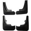 Generic Set di 4 paraspruzzi auto, presine a spruzzo, anteriori, posteriori, in gomma dura, paraspruzzi per parafanghi, accessori compatibili per Passat B5 1996-2005