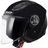 Generico Ls2 Airflow 2 Casco Nero Gloss Lucido