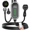 AUFYEV Cavo di Ricarica Tipo 2 3,6kW App 16A 6M, Colonnina Auto Elettrica | Cavo Ricarica Auto Elettrica Tipo 2 Schuko, Caricatore Portatile EV, Funzione Temporizzata e IP65 per EV PHEV IEC 62196-2