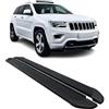 OMAC Schweller Pedane Laterali Schweller compatibile con Jeep Grand Cherokee 2011-2021 Alu Nero
