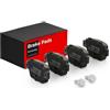 STARK SKBP-0010054 Set d'assale Kit pastiglie freni Posteriore con lamierino anticigolío Compatibilità con VW Golf 4 Hatchback 1J1