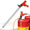 YSMY Pompa di trasferimento carburante elettrica 220V Pompa di trasferimento liquidi multifunzionale 1980W Include tubo in acciaio inossidabile da 91cm + tubo flessibile da 2M，per diesel,acqua, cherosene