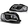 Audi Fari Audi A3 8P 05.03 - 03.08 LED tubo Lights Nero