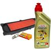 Motocar Kit tagliando Castrol 10W40 filtro aria candela Kymco People 250-300 / S