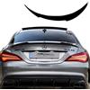 FLY DESIGN 70244 spoiler posteriore adatto per Mercedes-Benz W117 / C117 classe CLA, alettone posteriore, labbro spoiler per tuning auto, verniciato a V, plastica ABS, nero ossidiana 197