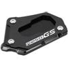 PHKODEI Prolunga Cavalletto Laterale Moto Per BMW Per R1250GS R1200GS LC ADV R1250GS Per Adventure Base Supporto Estensione Cavalletto Parcheggio Stabilità Accessorio Moto Laterale(Nero,R1250GS-B)