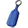 OFF WE GO Cover Chiave Pelle per Chery Omoda 5 Jaecoo 5 J8 J9 Tiggo, Blu | Protezione 360° antigraffio per telecomando. Guscio Chiavi con portachiavi . Segnale non bloccato, aderenza 1:7.